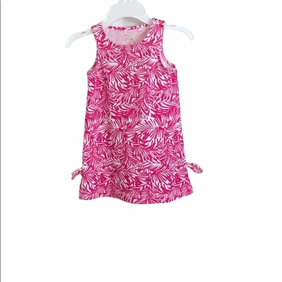 Pappagallo Girls XS Tropical Pink Sleeveless Dress - Picture 5 of 6